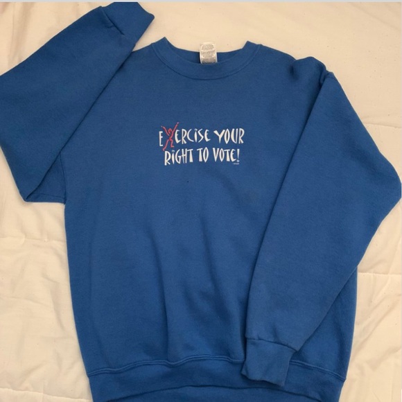 Vintage “Exercise Your Right to Vote” Crewneck - Picture 2 of 4